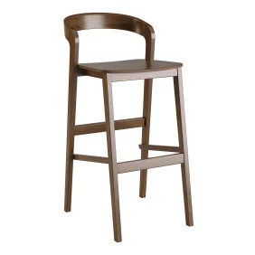 Стул барный Floki New темный твердый орех