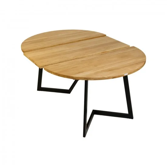 Стол раскладной Nordic d-105 +50 натуральный дуб 5