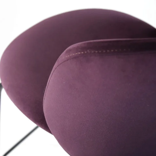 Стул полубарный Lilo винный вельвет 8