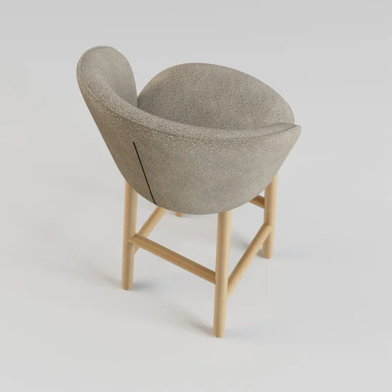 Стул барный Stitch натуральный ясень / Node 07 5