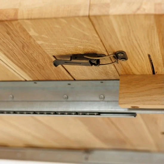 Стол раскладной Nordic d-105 +50 натуральный дуб 14