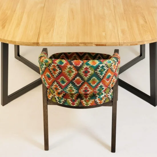 Стол раскладной Nordic d-105 +50 натуральный дуб 23