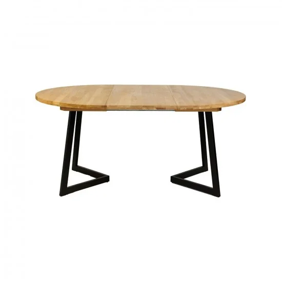 Стол раскладной Nordic d-105 +50 натуральный дуб 3