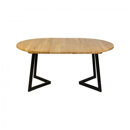 Стол раскладной Nordic d-105 +50 натуральный дуб 2