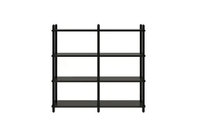 Полка Dao #2-4 чёрный дуб