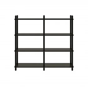 Полка Dao #2-4 чёрный дуб