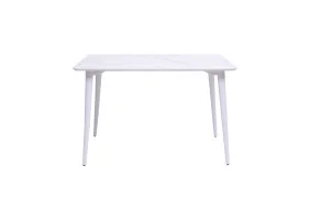 Стол Dan 120 х 80 HPL Arpa 3346 Ker/белый