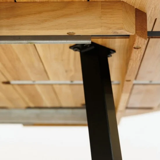 Стол раскладной Nordic d-105 +50 натуральный дуб 13