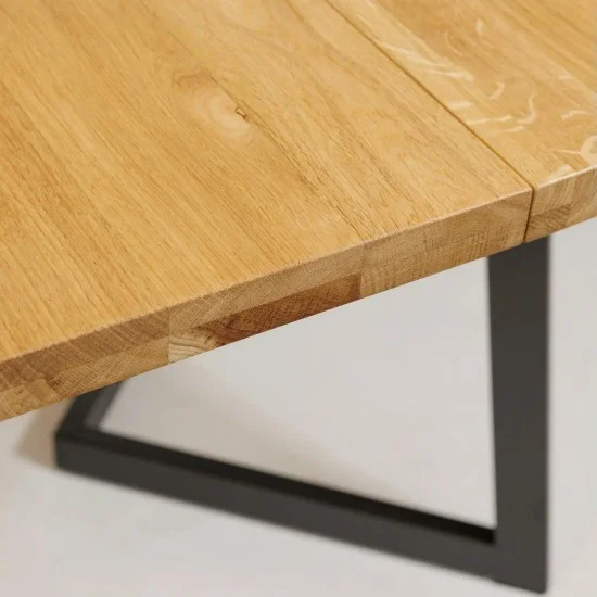 Стол раскладной Nordic d-105 +50 натуральный дуб 18