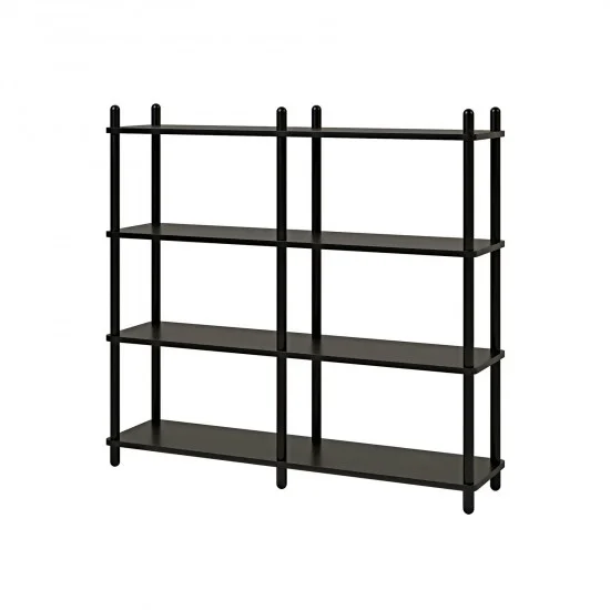 Полка Dao #2-4 чёрный дуб 2