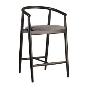 Стілець напівбарний Mamont чорний / Austin 19