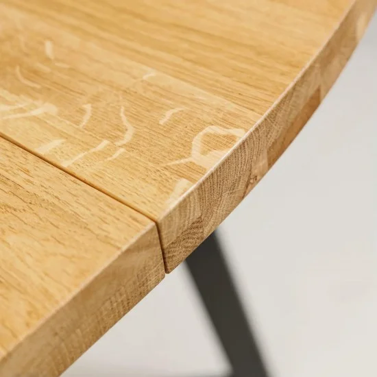 Стол раскладной Nordic d-105 +50 натуральный дуб 17