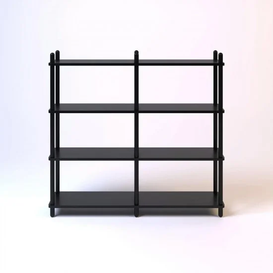 Полка Dao #2-4 чёрный дуб 3