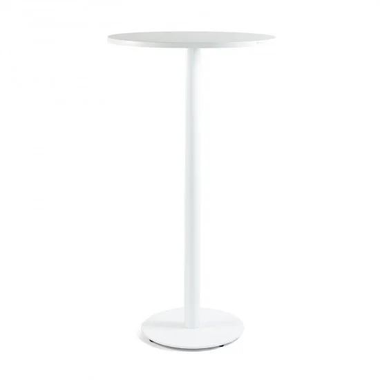 Стіл Soul light bar d-60 білий метал / білий ДСП (текстура) 3