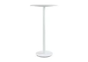 Стіл Soul light bar d-60 білий метал / білий ДСП (текстура)