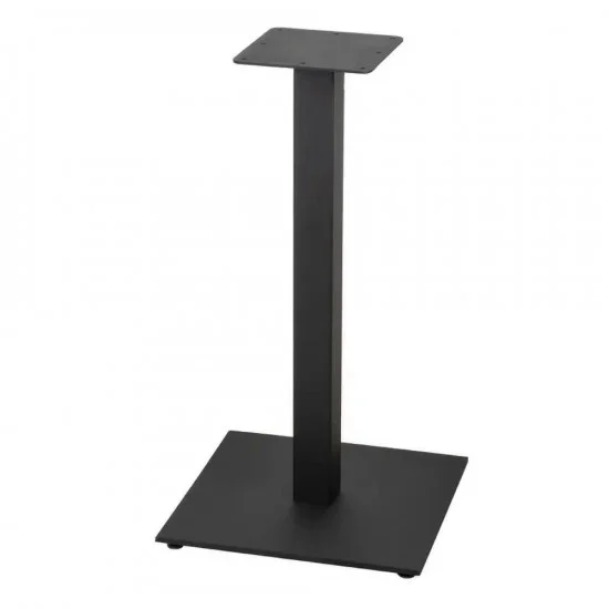 Опора Quadro h-725 400х400 / 8 мм чёрная 1