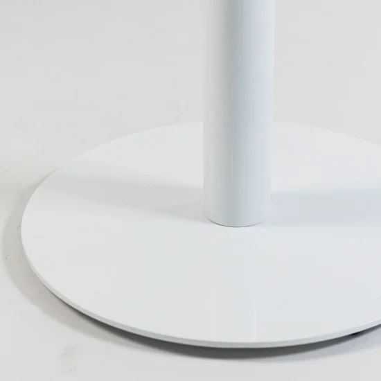 Стіл Soul light d-60 білий метал / білий ДСП (текстура) 4