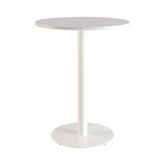 Стіл Soul light d-60 білий метал / білий ДСП (текстура) 10