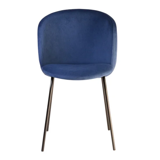 Стул Lilo синий вельвет 2