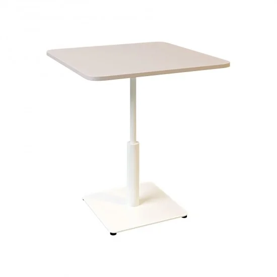 Стіл Ibiza Soft light 70x70 білий метал / кашемір ДСП 1