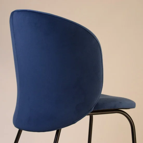 Стул Lilo синий вельвет 8