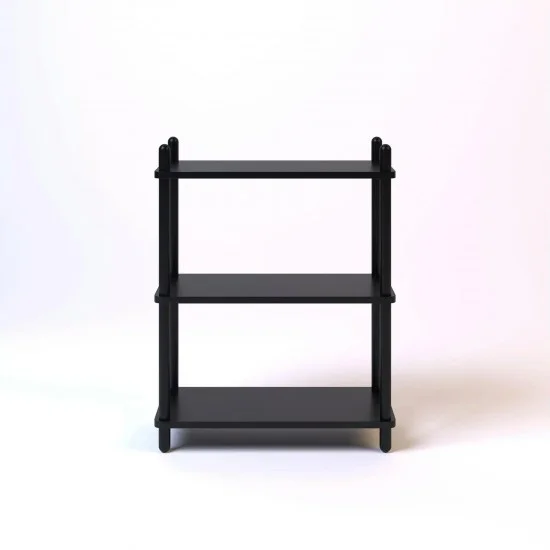 Полка Dao #1-3 чёрный дуб 3