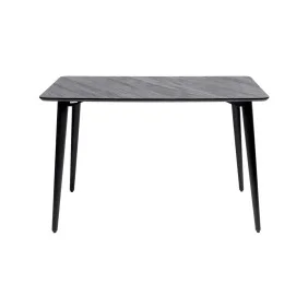 Стол Dan 140 х 80 HPL Arpa 3408 Losa / черный