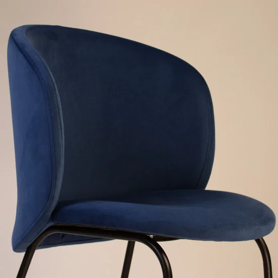 Стул Lilo синий вельвет 7
