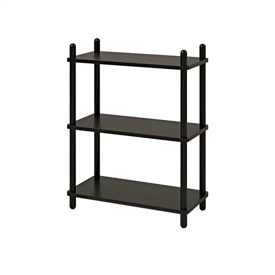 Полка Dao #1-3 чёрный дуб 2