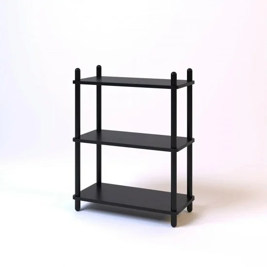 Полка Dao #1-3 чёрный дуб 4