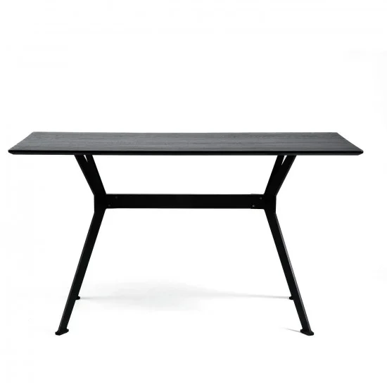 Стол Stealth (Стелс) 160 х 90 чёрные ноги / натуральный дуб 14