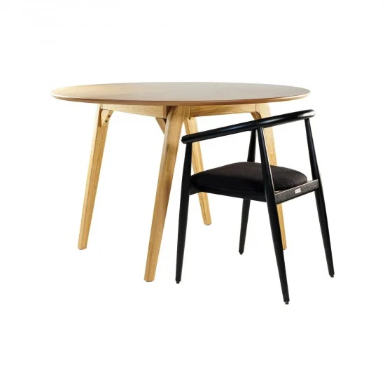 Стіл Floki d-120 натуральний дуб 5