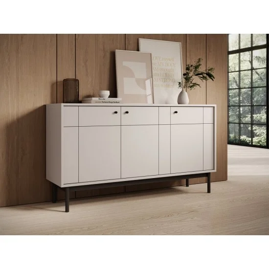 Комод Perfect Home Джапанді / Japandi K154 3-дверний Кашемір 6