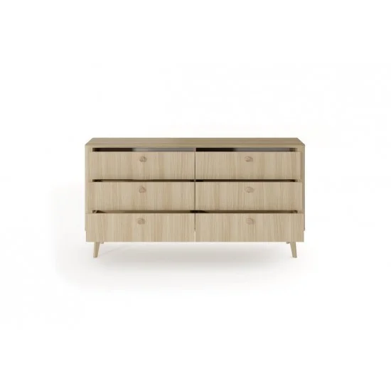 Комод Вікі / Viki 6S/163 з 6 шухлядами Дуб бариста 7