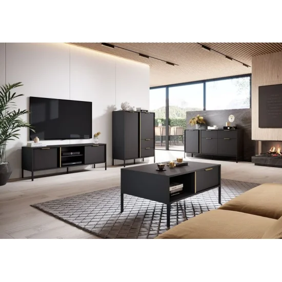 Стіл журнальний Ларс / Lars 97 Антрацит 97x60x45 см. 7