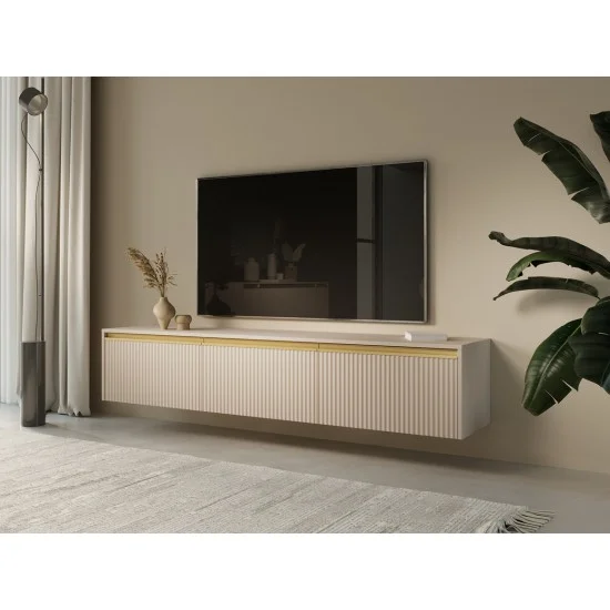 Тумба під ТВ Роял / Royal RTV180 3-дверна Бежевий Ш181хВ42хГ39 см. 5