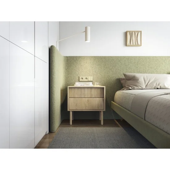 Тумба приліжкова Таво / Tavo 2S/53 з 2 шухлядами Дуб кремона 6