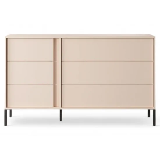 Комод Даст/Dast с 6 ящиками 6S/138 Бежевый Ш138xВ82 см. 1