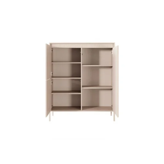 Комод високий Сенсо / Senso 3-дверний 3D Беж Ш103xВ123 см. 2