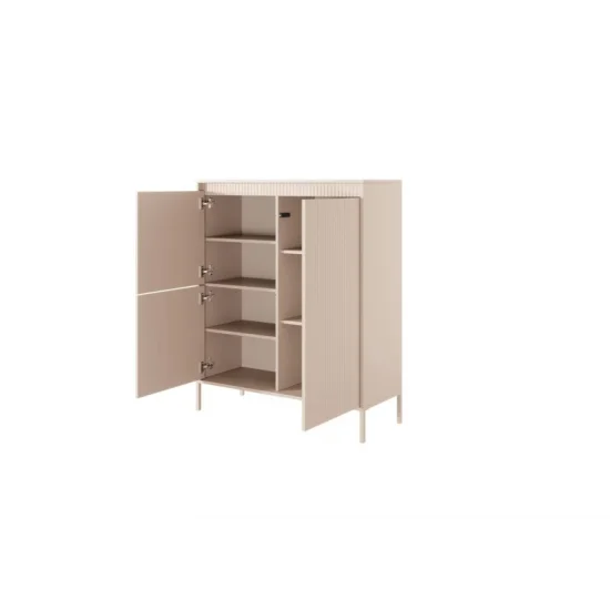 Комод високий Сенсо / Senso 3-дверний 3D Беж Ш103xВ123 см. 6