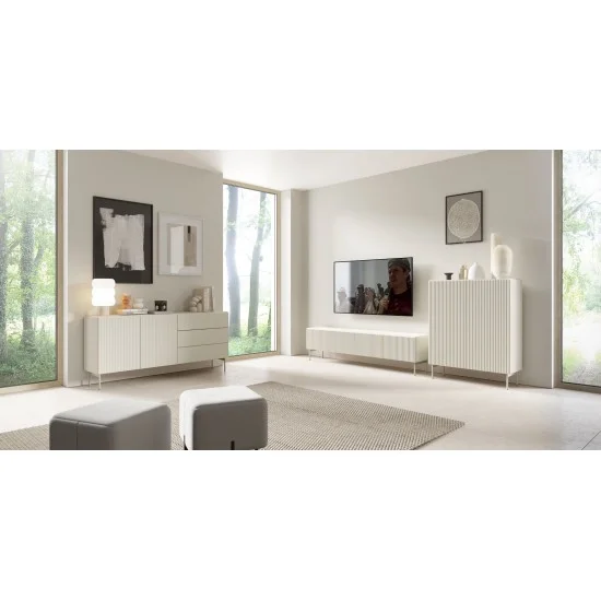 Комод Мути / Muti 2D3S/177 2-дверный с 3 ящиками Кашемир 6