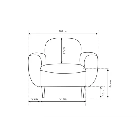 Крісло м&#039;яке BOHO Agmamito Element 5 Готове до відправки Ш102xВ90 см. 4