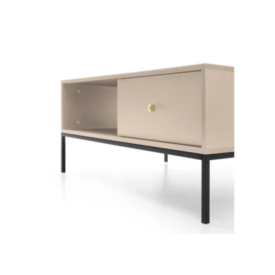 Стіл журнальний Моно / Mono з 2 шухлядами та чорними ніжками ML104 Беж пісочний 103x68x46 см. 7