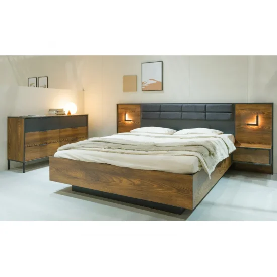 Комод Мілтон / Milton з 6 шухлядами 6S/138 Каштан/антрацит Ш138xВ82 см. 9
