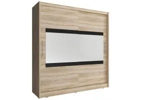 Шафа-купе Мая IV / Maja IV 180 2-дверна з дзеркалом Дуб сонома 180х62х200 см.