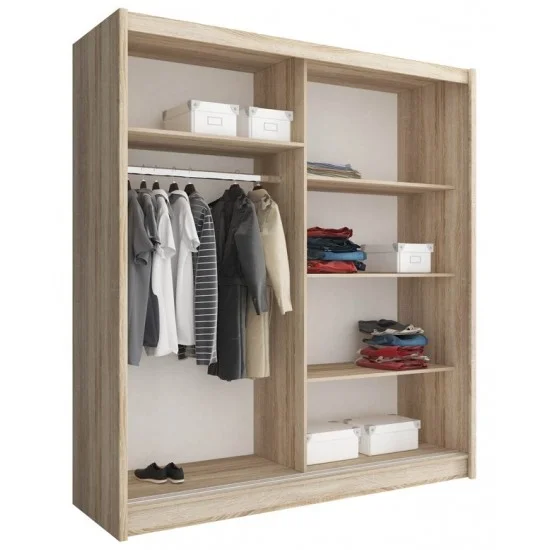 Шафа-купе Мая IV / Maja IV 180 2-дверна з дзеркалом Дуб сонома 180х62х200 см. 2