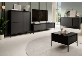 Стінка Сенсо / Senso A Чорний Ш290xВ123 см.