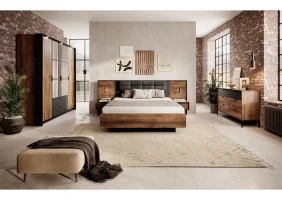 Спальня Милтон / Milton Каштан/антрацит