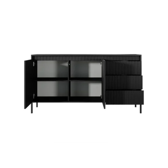 Стінка Сенсо / Senso A Чорний Ш290xВ123 см. 4