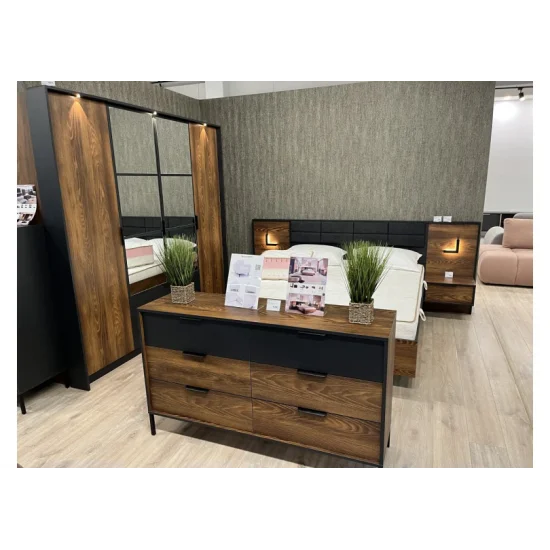 Спальня Милтон / Milton Каштан/антрацит 7